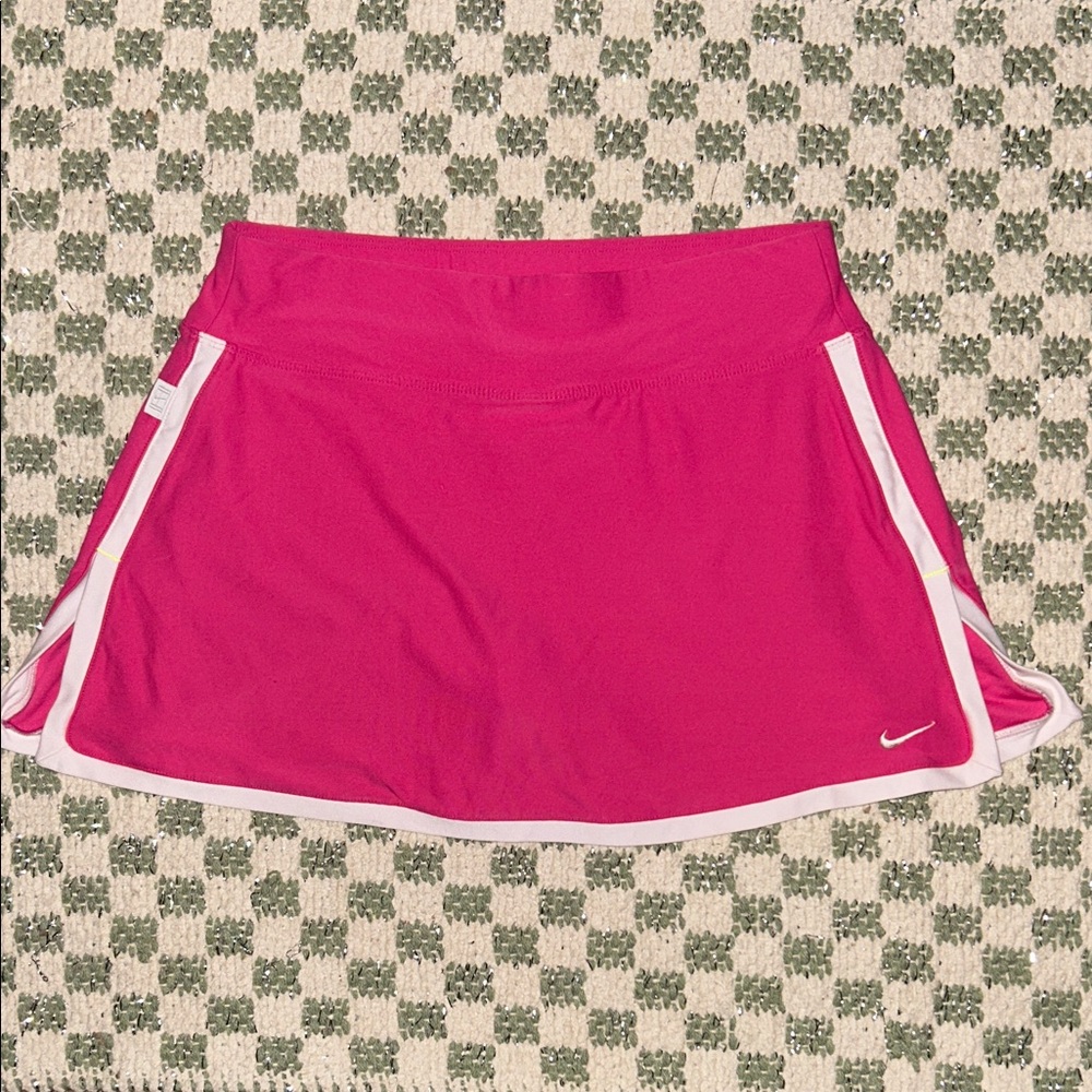 Adorable pink Nike tennis skort (skirt with shorts underneath)